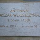 Tomb of Wereszczyński family at Old Cemetery in Krosno 3 Antonina